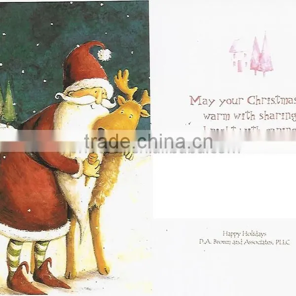Colorful Christmas Card, Greeting Card, Happy Brithday Card Printing photo-5