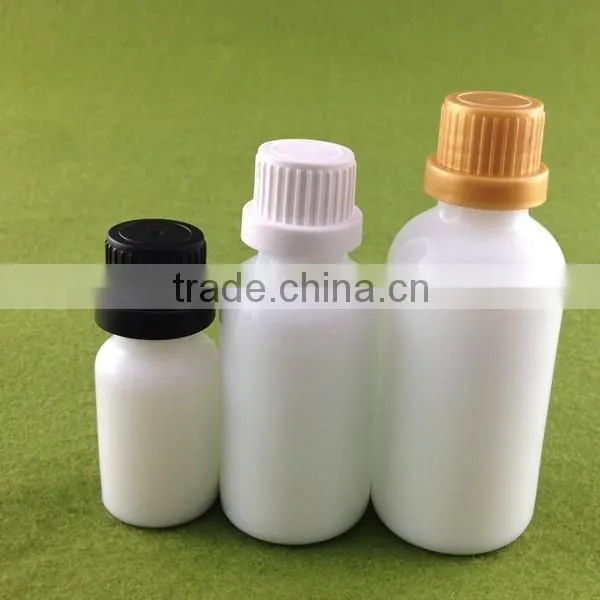 White Glass Bottle Childproof Cap/ White Glass Pipette Dropper Bottles /white Glass Euro Dropper Bottles photo-5