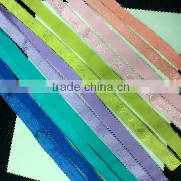 Hot Sell Elastic Tape for Bra ,webbing , Jacquard Webbing