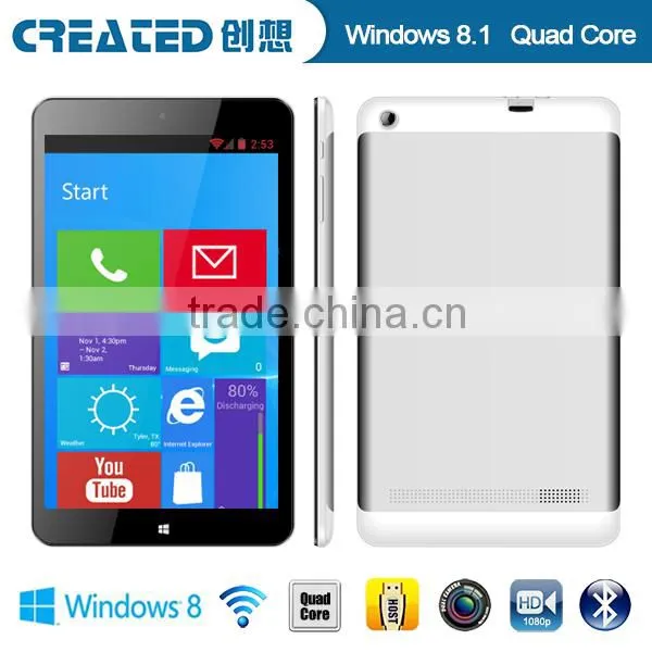 Windows8.1 Tablet pc 8 Inch Intel3735F Quad Core Tablet Ips Screen