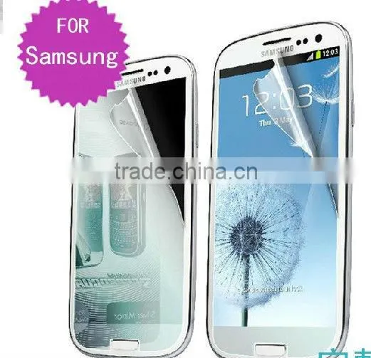 Mobile Phone Screen Protector .factory Supply ! Clear Anti-glare Mirror Privacy Glass Film Anti-shock Screen Protector .