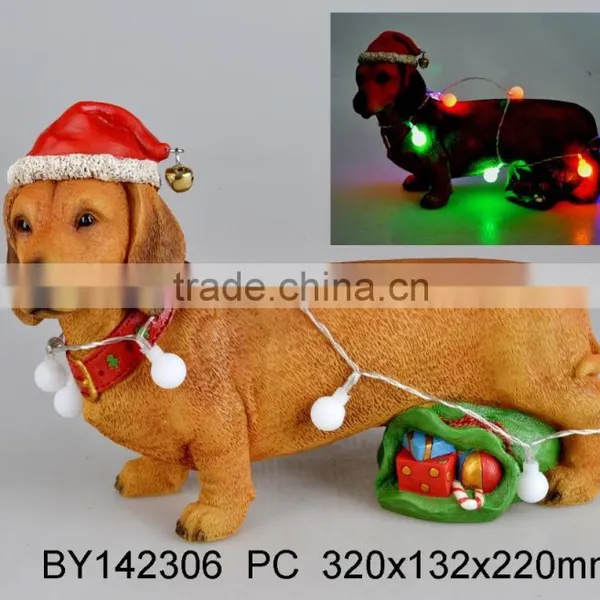 Dog LED Light Resin Home Decor photo-5