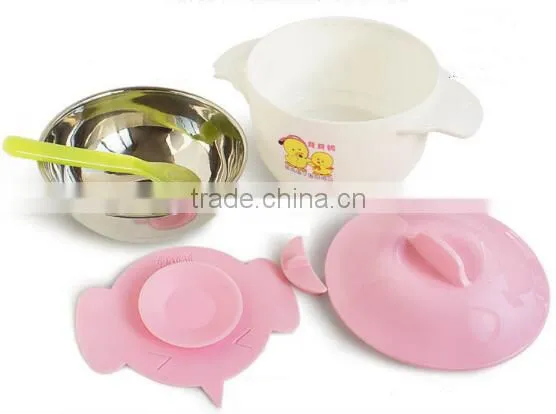Baby Suction Cup/thermo Bowl With Thermosensitive Spoon FS0017 photo-4