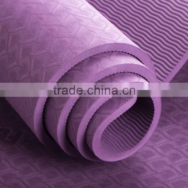 8mm Thick 72-inch Long Ero Friendly TPE High Density Anti-tear Non-slip Yoga Mat Eercise Mat Hot Yoga Eercise Fitness Pilates photo-3