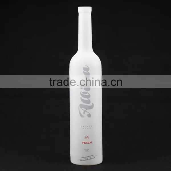 High Quality Frosted Glass Bottle Tequila Glass Bottle Fancy Glass Bottle photo-6