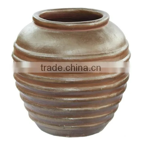 Large Dark Clay Pot Clay Tree Pot