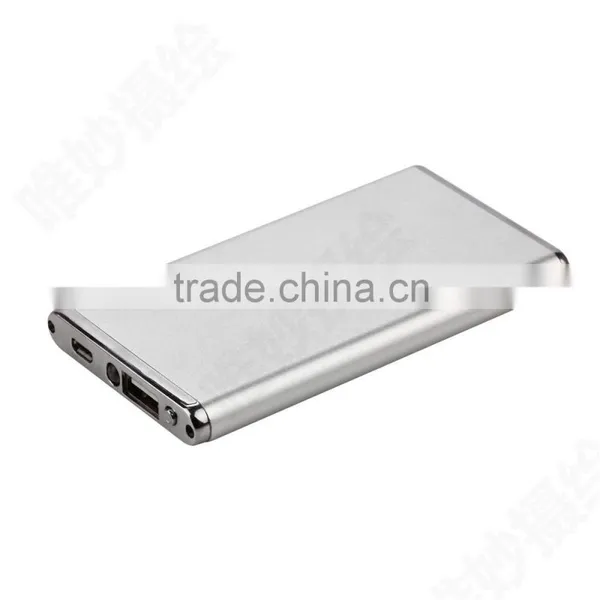 Aluminium Alloy Portable Li-polymer Ultra Thin Power Bank 8000mah photo-2