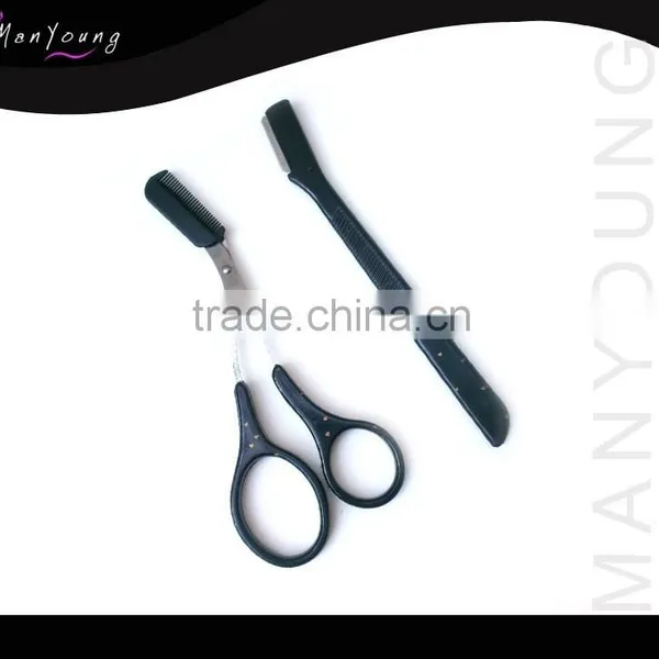 Fashion Style Cosmetic Eyebrow Scissors With Comb photo-3