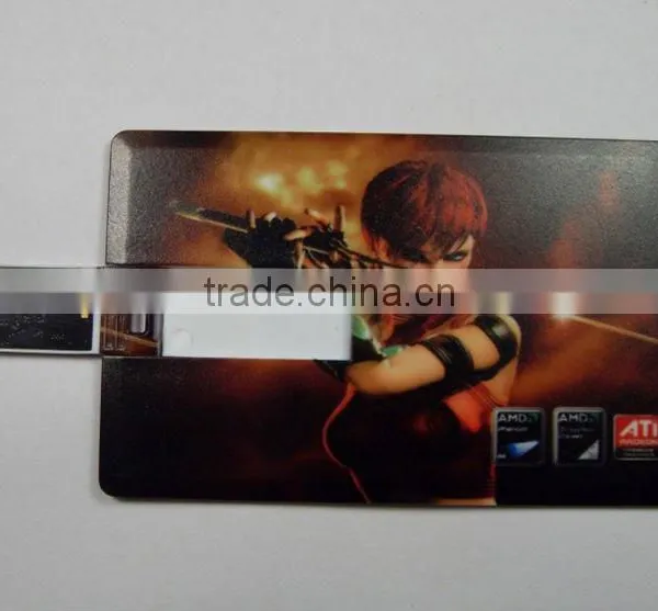 Full Color Printing Busniess Card Usb Flash Drive Bulk Cheap Credit Card Pendrive 8gb photo-4