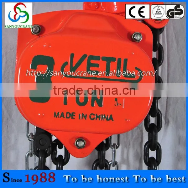 Chain Block Building Construction Tools VT Type 5T/6M Building Construction Tools Manual photo-5