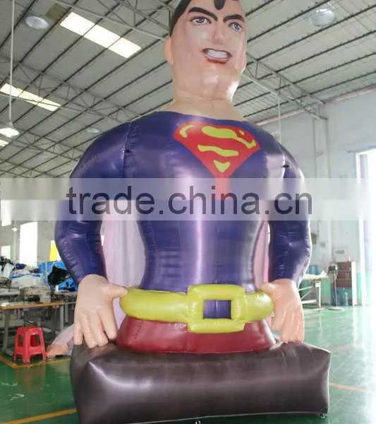 2015 Hot Sale Cheap Outdoor Inflatable Superman Advertising Cartoon Tube photo-3