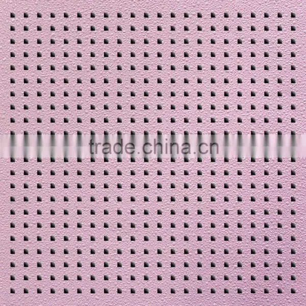 Colorful Perforared Gypsum Ceiling Tiles (RSP003)