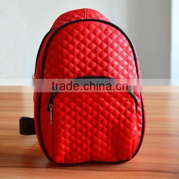 Fashion Cheap Women PU Leather Designer Lady Shoulder Zipper Bag photo-4