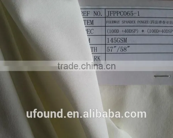 FOURWAY 100D+40D Spandex POLY PONGEE