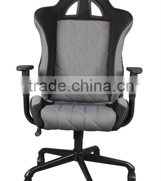 HC-R003 Best Grey Fabric Office Racing Chair on Sale photo-4