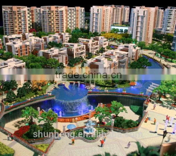New Product Plastic Miniature Architectural Model photo-2