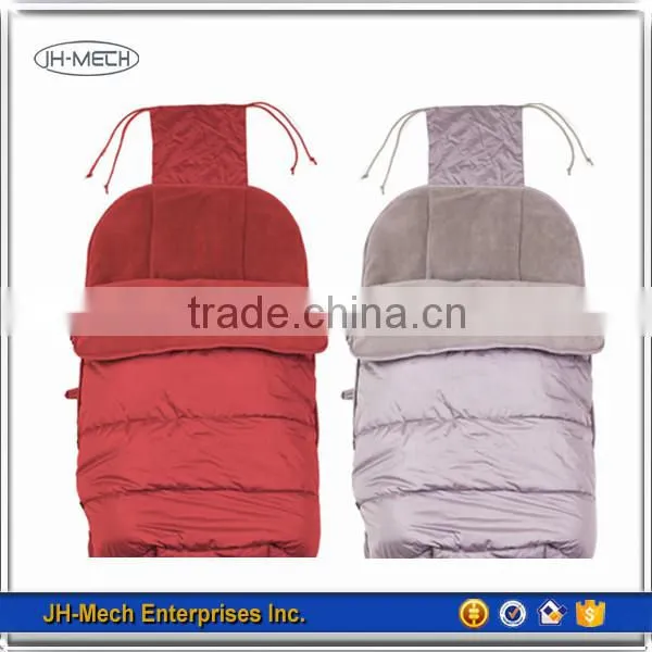 European Style Hot Sale Red Color Sheepskin Baby Footmuff photo-4