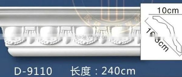 Factory Price Classic Decorative PU Carved Foam Cornice Moulding photo-3