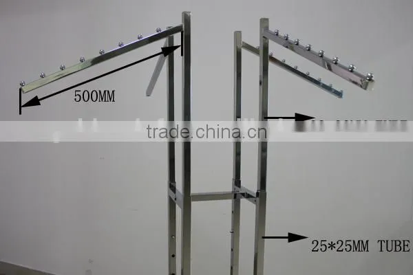 4-Way Clothing Rack With Waterfall Hooks, Adjustable Height photo-2
