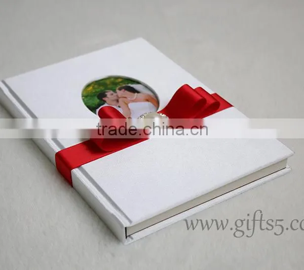 Hardcover Custom Wedding Guest Book photo-3