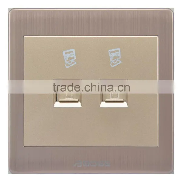 Two Gang PC Socket Pressure- Line Type