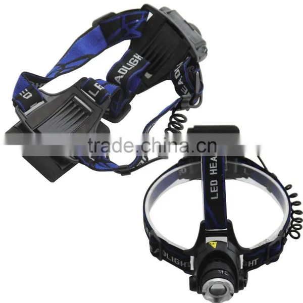 1200Lm Waterproof XML T6 Zoom LED Headlight Headlamp Head Lamp Light Zoomable Adjust Focus For Bicycle Camping Hiking photo-5