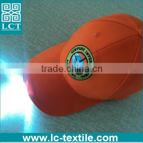 LCTN1831wholesale 6 Panel Cotton Twill Army Cap With Led Light photo-3