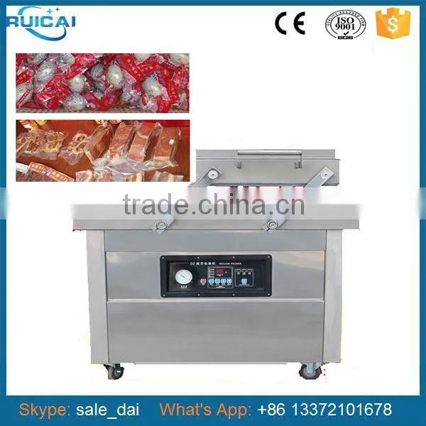Double Chamber Stainless Steel Snack Food/Beef Vacuum Sealer/Sealing/Packing Machine
