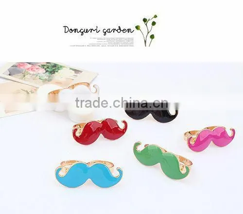 Silicone Wedding Double Loop Beard Ring photo-2
