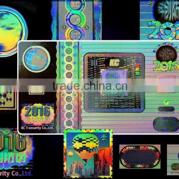 Accept Custom Order and PET Material Custom Hologram Sticker photo-2
