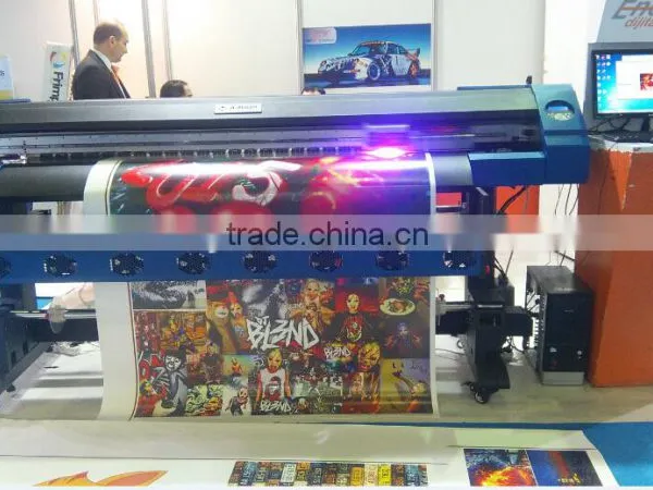 Large Format LED UVW Inkjet Printing Machine for Printing on Textile/Leather / PU , CMYK+White Ink photo-2