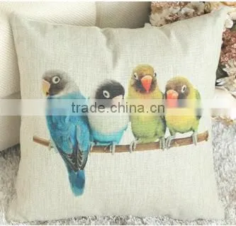 Make-to-Order Supply Type and 100% Cotton Material Cotton Print Fabric Ready Made Pillow Cover photo-3