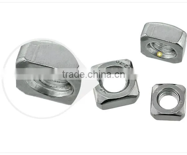 High Quality Stainless Steel Carbon Steel Square Nut DIN557 photo-4