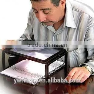Planar Fresnel Lens Magnifier/standing Frame /For Reading/ For Knitting/with LED Light photo-2