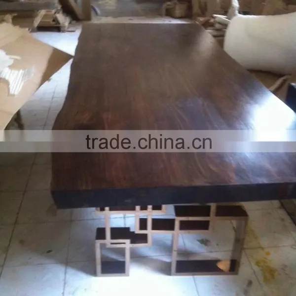 Reclaimed Walnut Dining Table Solid Wood photo-2