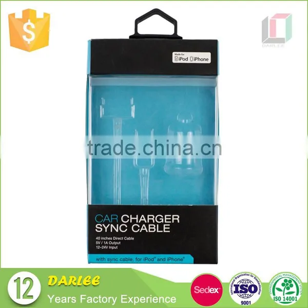 Suppliers Hot Sale Blister Window Packaging Box for Mobile Phone Charger