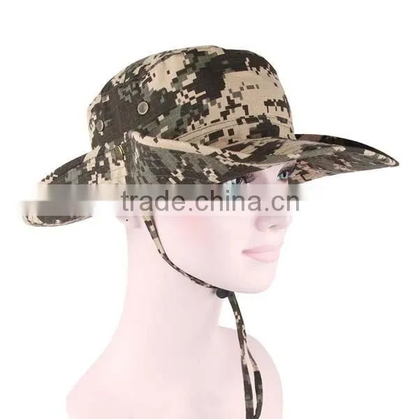 High Quality Men's Fishing Hat,camouflage Sport Hat,camouflage Bucket Hats photo-2