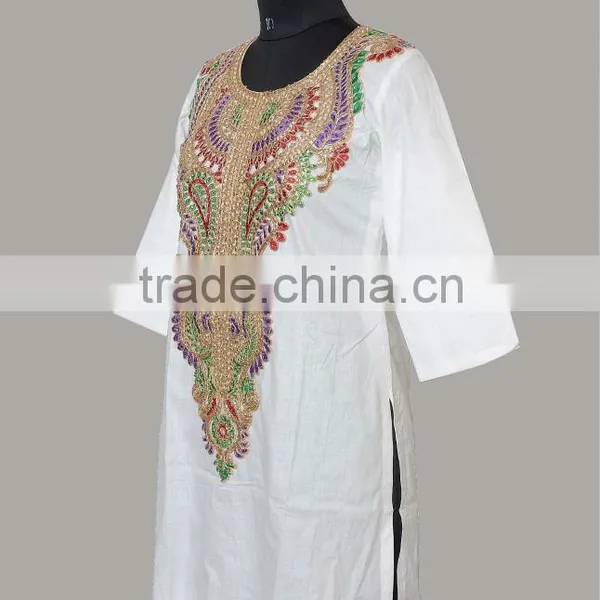 Codding Multi Embroidery Kurti photo-4