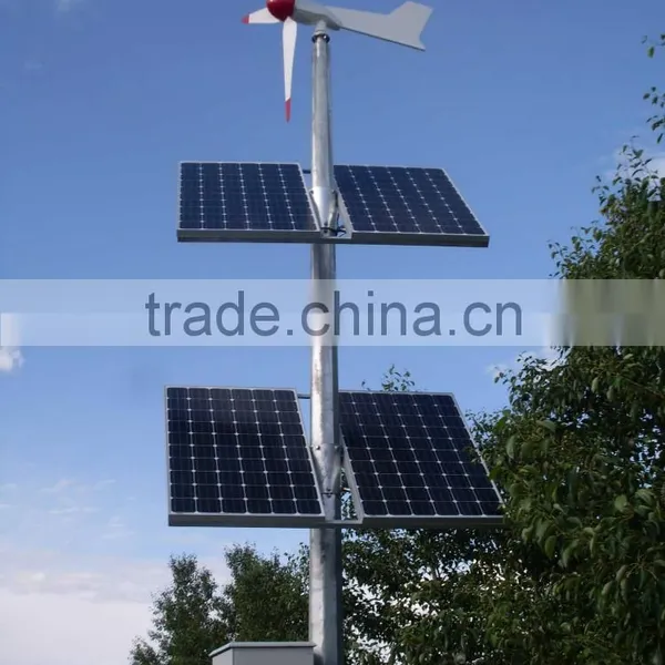 2KW,3KW,5KW,10KW,20KW,30KW Home Wind and PV Solar Panel Hybrid Power System photo-3