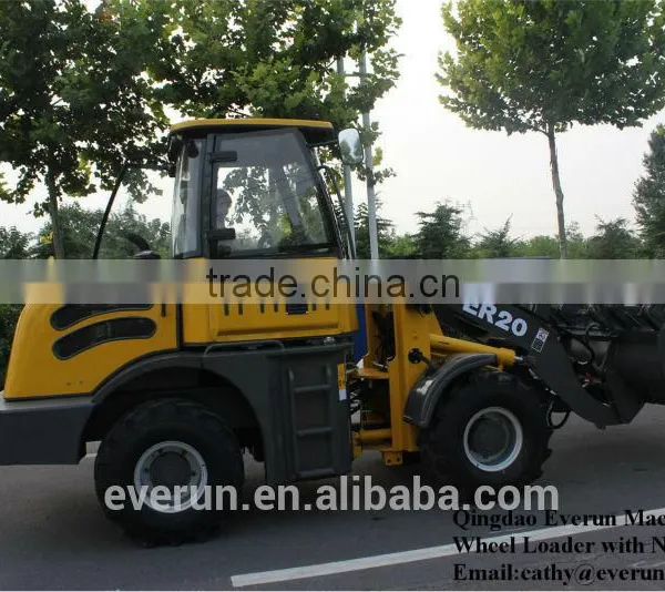 Everun ER20 CE Approved Wheel Loader With Log Grapple photo-4