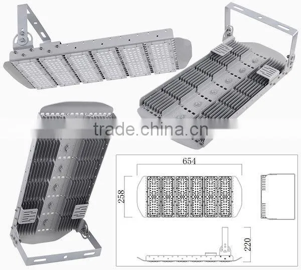 VMT Stamping Module SMD3030 3535 Imitation Lumens 60 Degree Beam 50W-300W LED Flood Light Parts With PCB Glass Lens photo-2