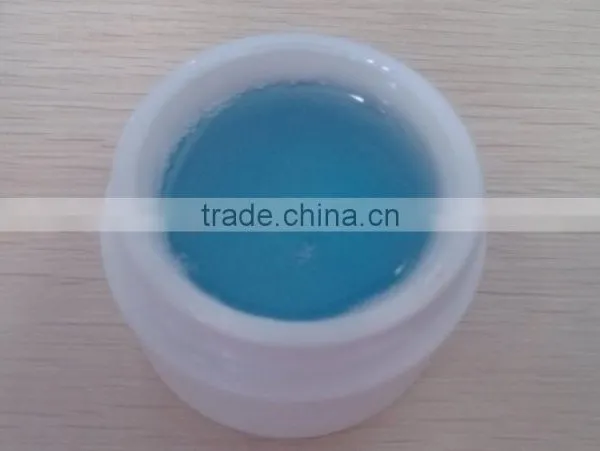 China Wholesale UV Builder Gel Transparent Blue Gel photo-4