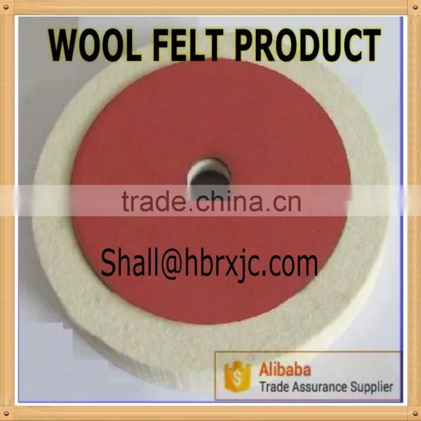 Pressed Felt Wool Fabric Polishing Marble Glass