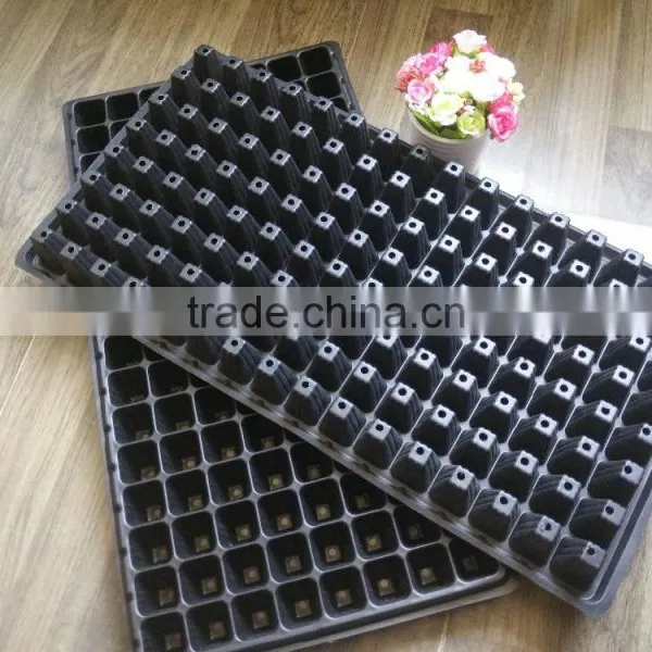 Biodegradable Plastic Seed Tray 128 Cell Nursery Tray photo-3