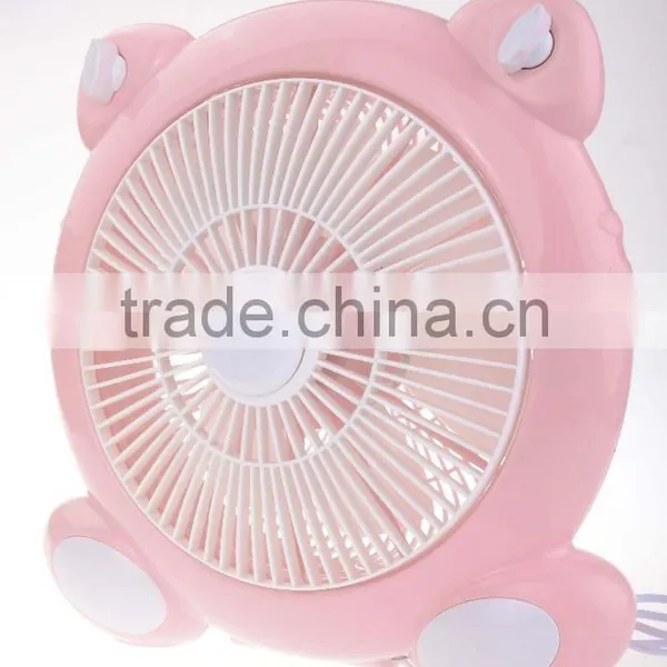 10 Inch Colorful Box Table Fan With Rotaing Louvre photo-3