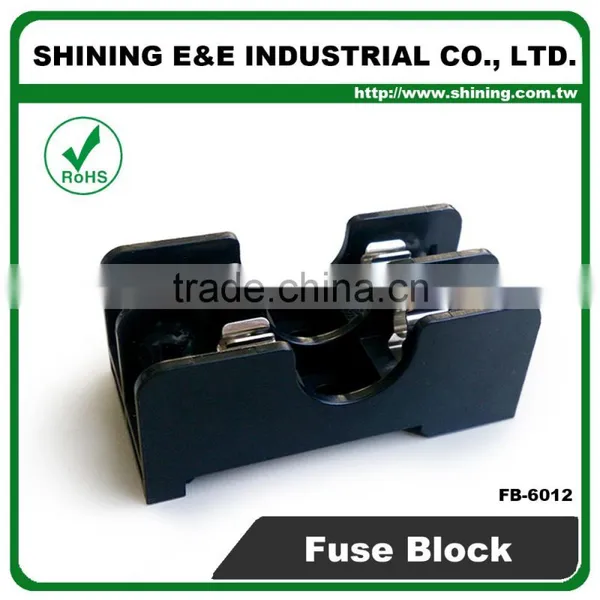 FB-6012 6x30mm Glass Fuse 600V 15A 2 Way Panel Mounted Fuse Box photo-2