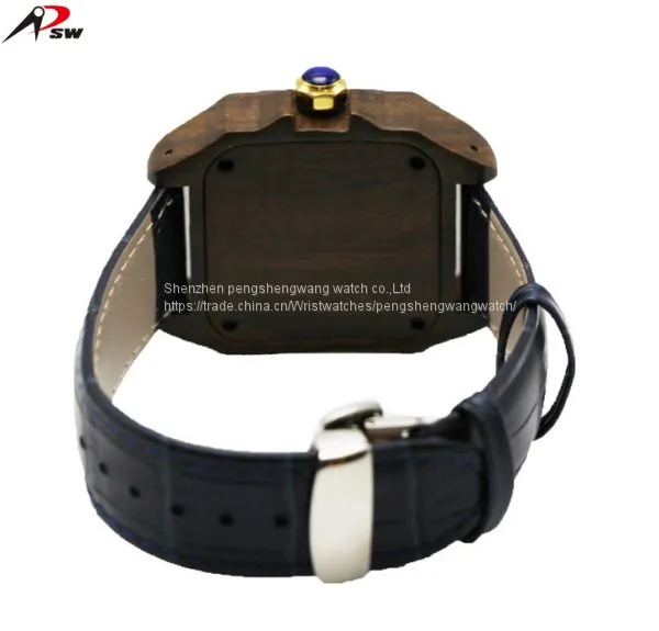 Customized Men Brand Your Own Watches Wood Watch With Stainless Steel photo-5