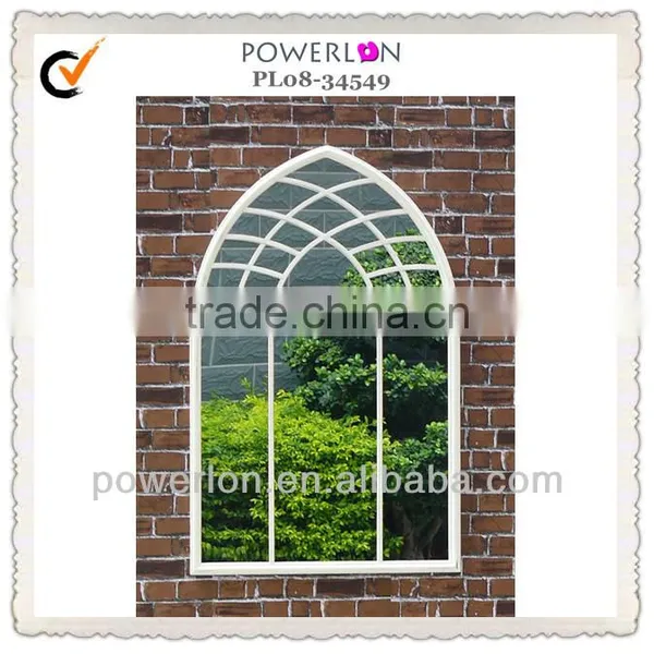 Antirust Metal Frame Vintage Decorative Wall Mirror photo-2