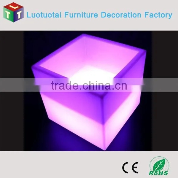 Plastic Square Led Ice Bucket /wine Cooler photo-3
