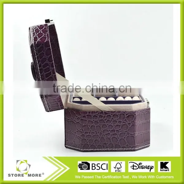 Custom Made Higher Quality Faux Brown Jewelry Box Making Supplies photo-3